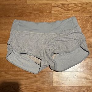lululemon athletica Light Gray Athletic Shorts